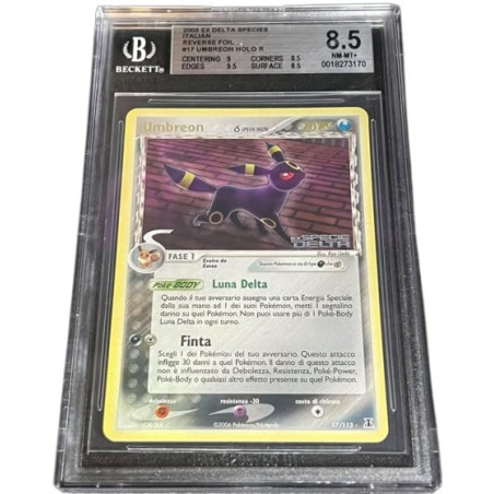 Umbreon stamped - Ex specie delta  BGS8.5