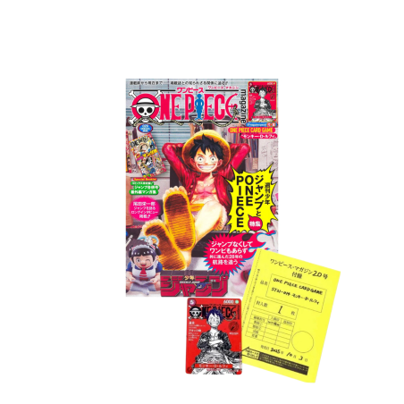 One Piece Magazine Vol.20 con Monkey. D. Luffy Card Promo Sealed