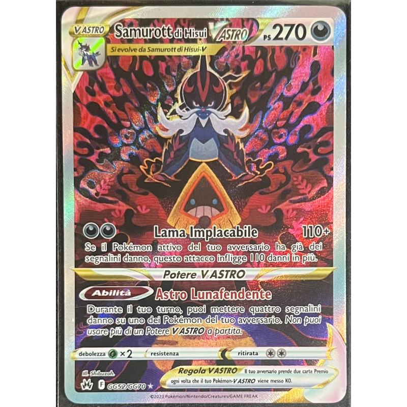Samurott di Hisui V ASTRO - Zenit regale